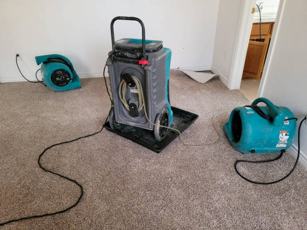Water damage restoration process in North Wales, PA